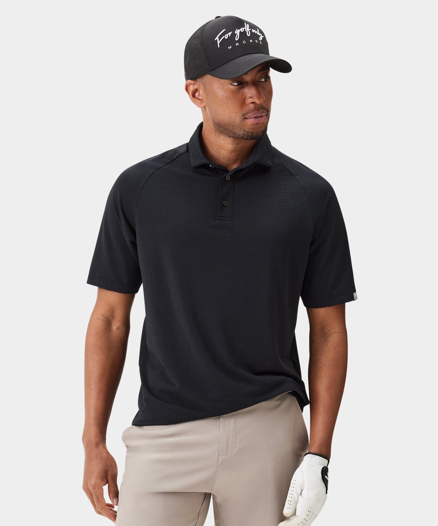 Lightweight Black Seersucker Shirt