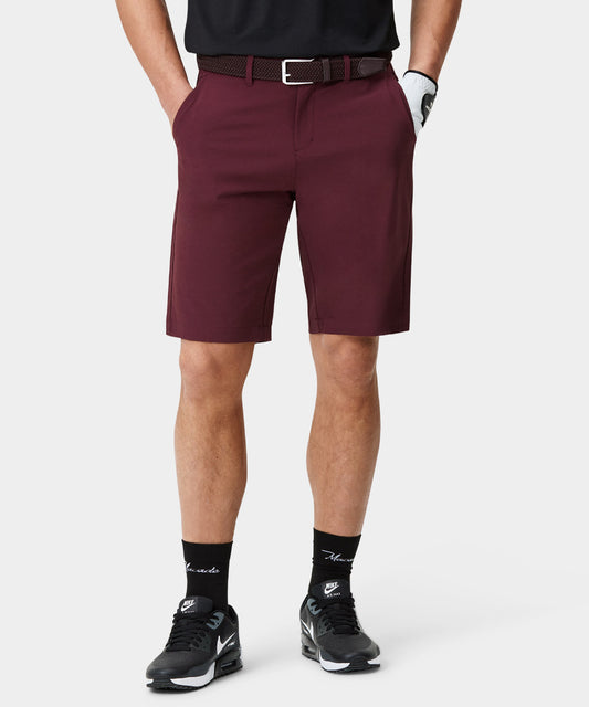 Wine Four-Way Stretch Shorts