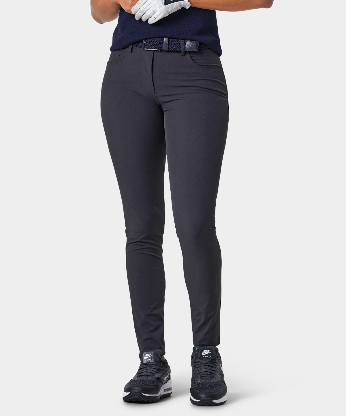 Women’s Cara Dark Gray Lightweight Trouser - Macade Golf
