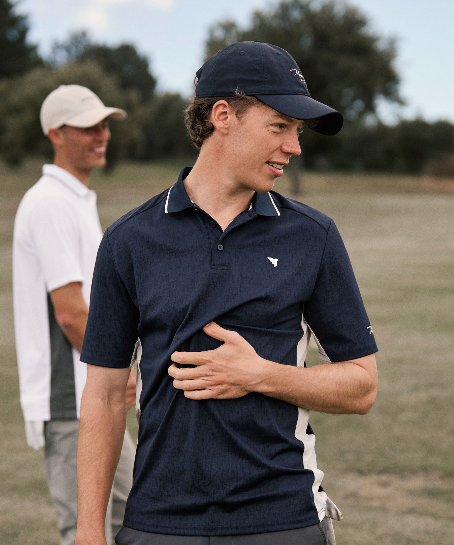 Navy Course Climate Polo Shirt