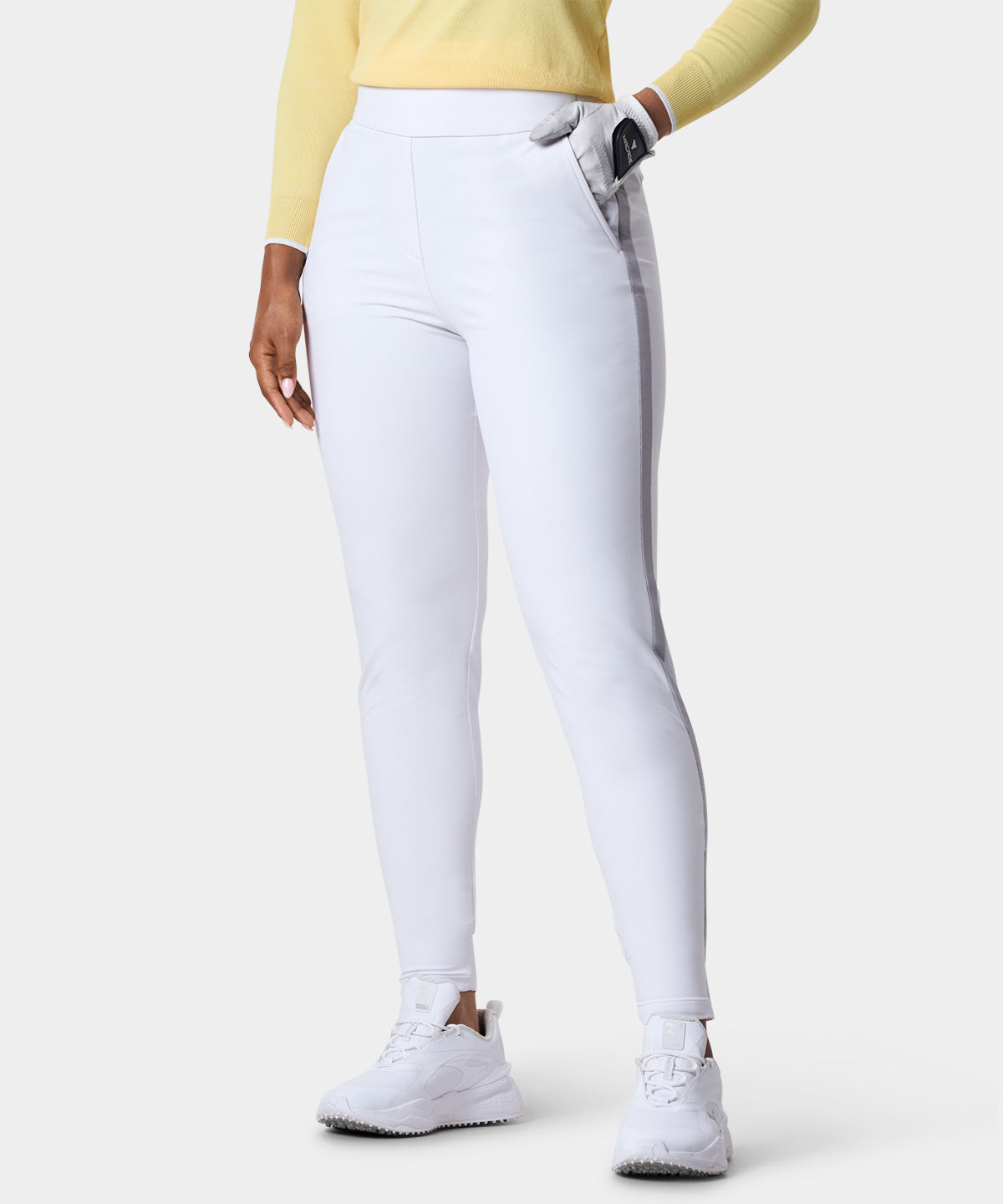 Macade Golf | Women's Nora Flex Trouser - White | Size: XL | White Macade Golf | Women's Nora Flex Trouser - White | Size: XL | White