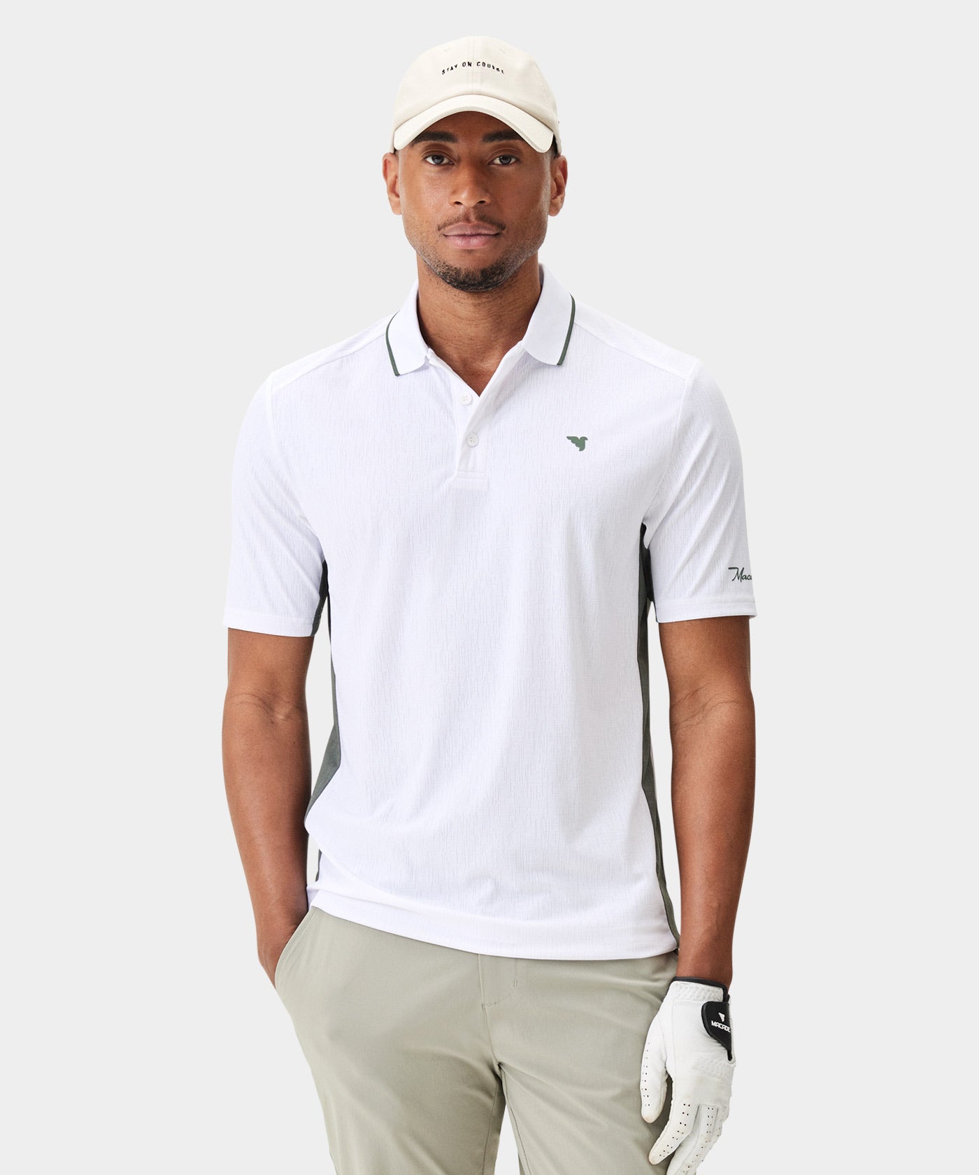 White Course Climate Polo Shirt