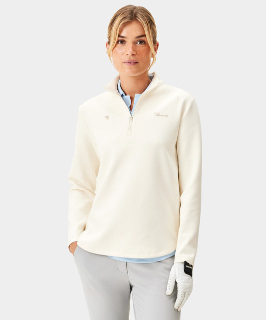 Zoe Ivory Flex Quarter Zip