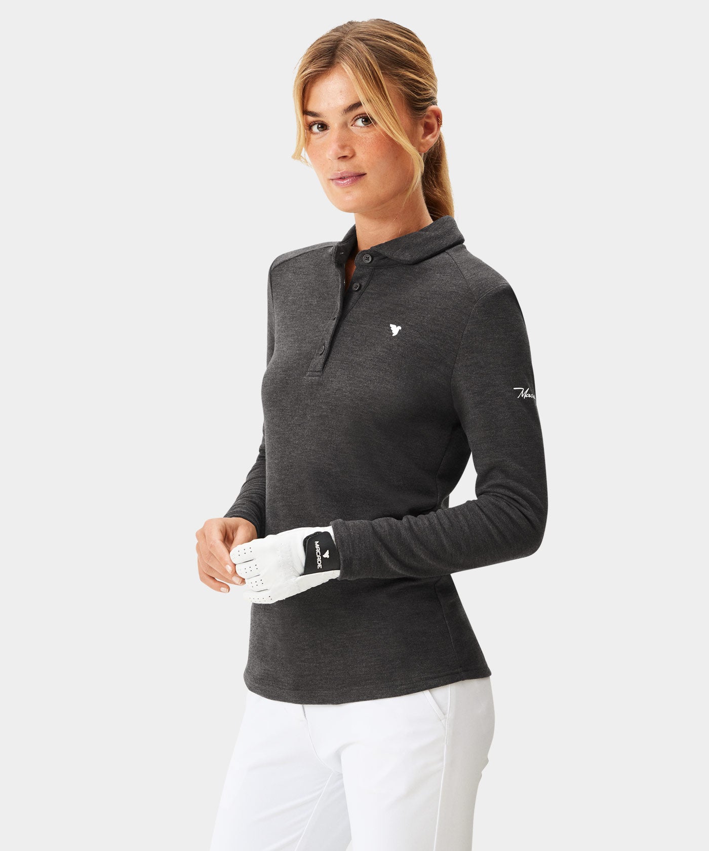 Weave Dark Grey Brushed Shirt