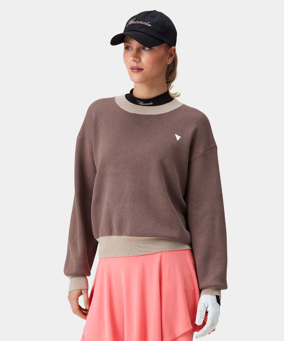 Taupe Oversized Knit Pullover
