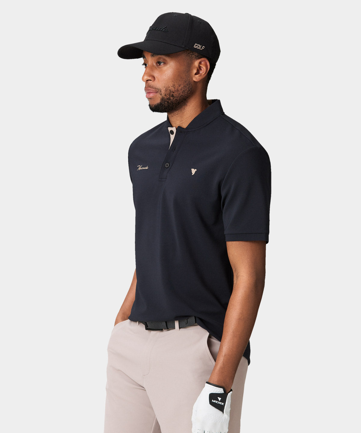 Heath Black Bomber Shirt
