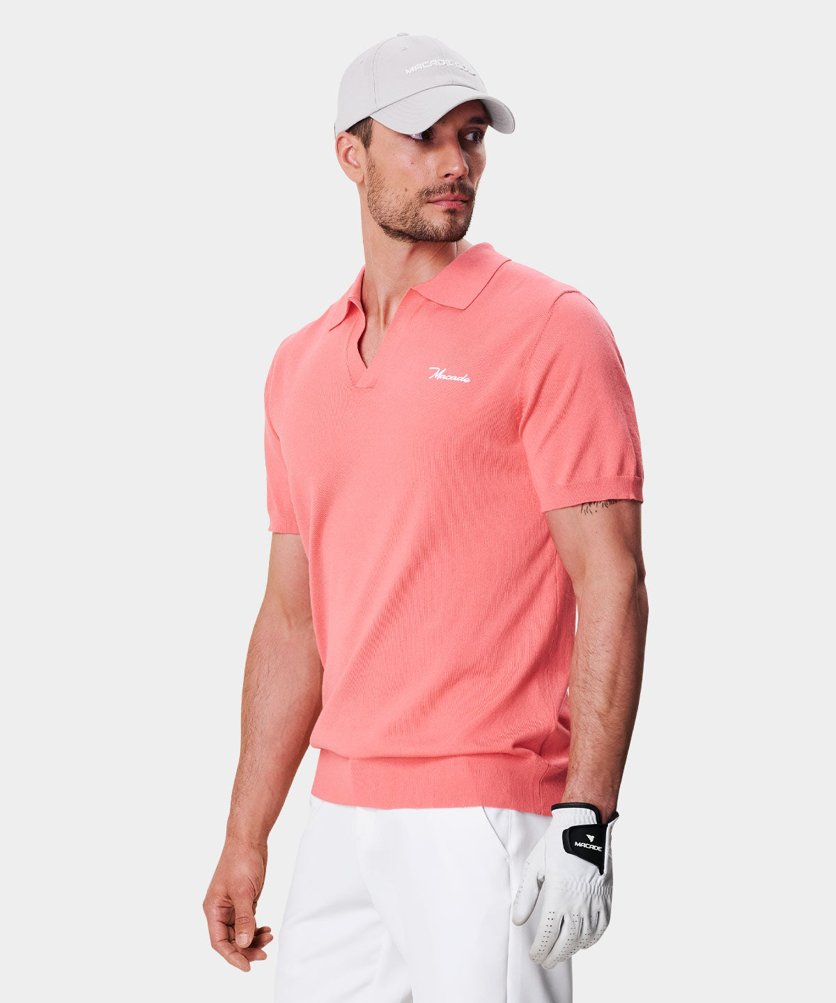 Mac Peach Knit Shirt