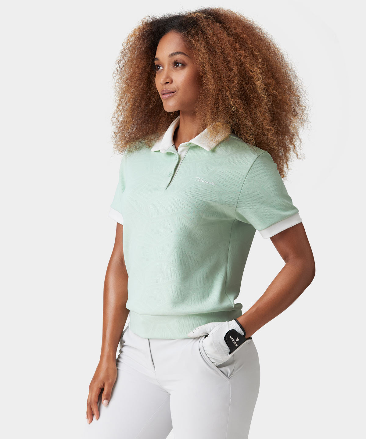 Mint Tech Relaxed Polo Shirt