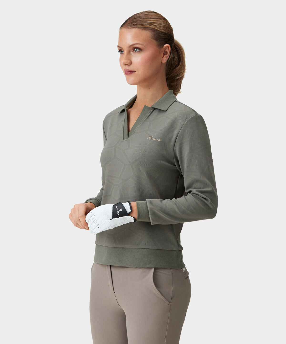 Sadie Olive Tech Long Sleeve Shirt
