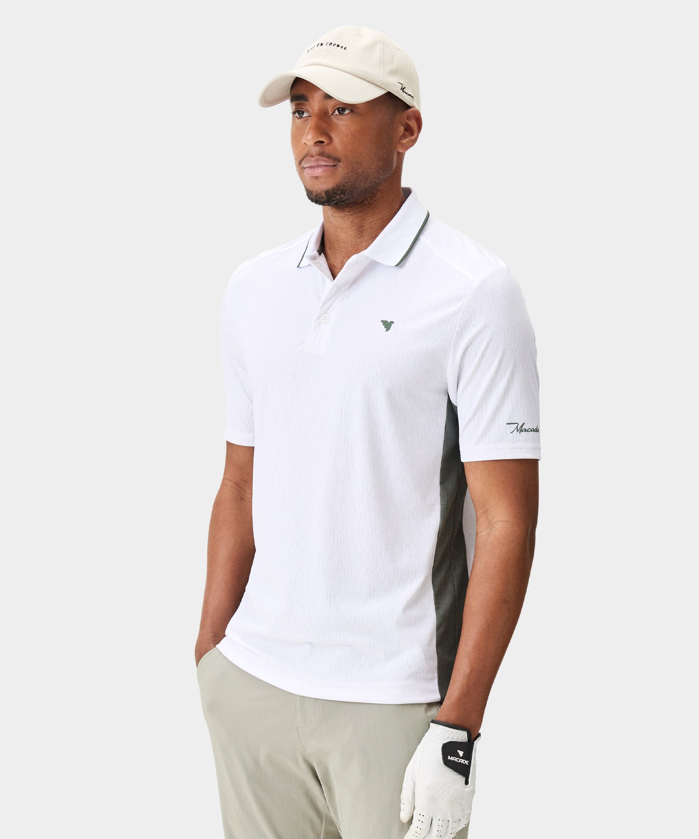 White Course Climate Polo Shirt