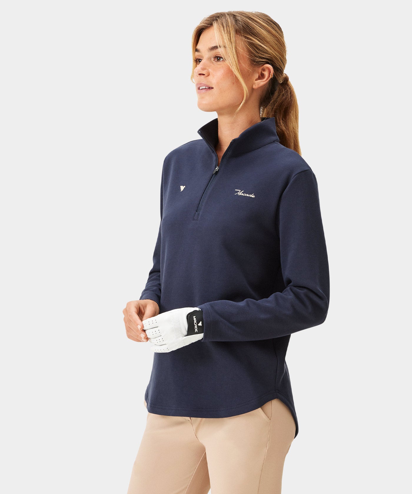 Zoe Blue Flex Quarter Zip