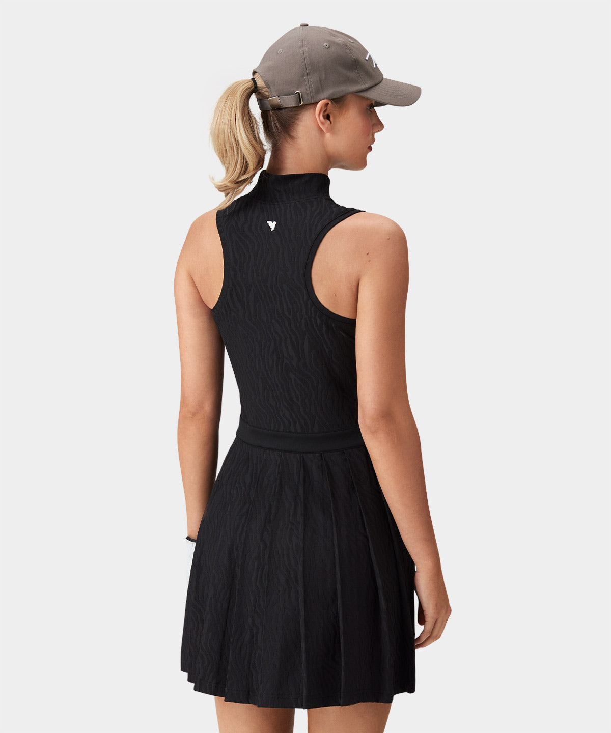 Nola Black Mock Neck Dress