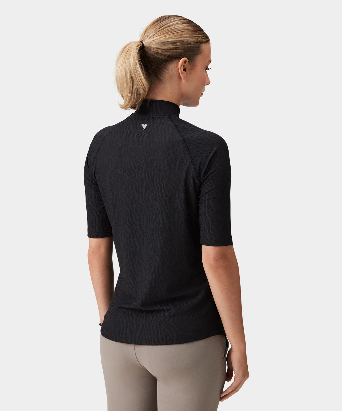 Zoe Black Mock Neck Shirt