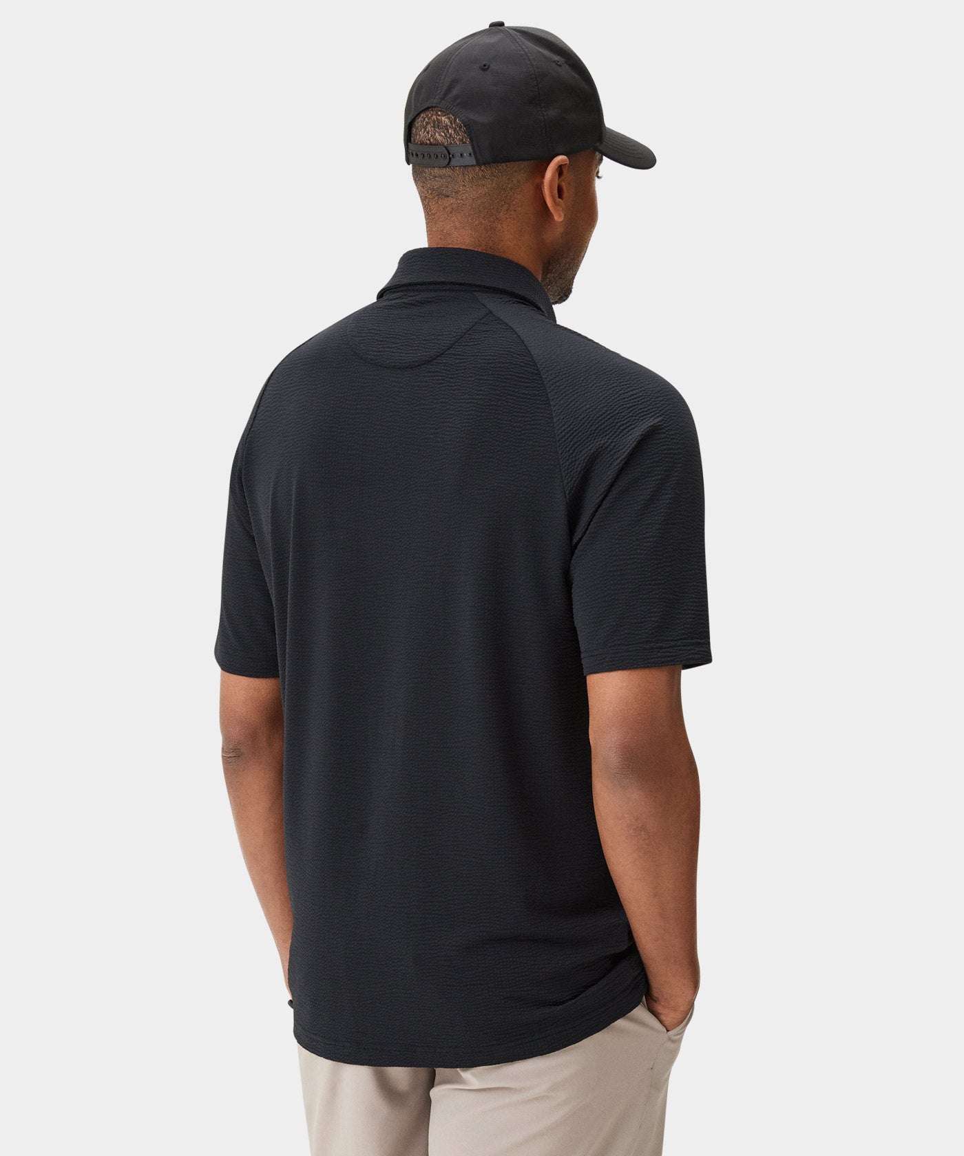 Lightweight Black Seersucker Shirt
