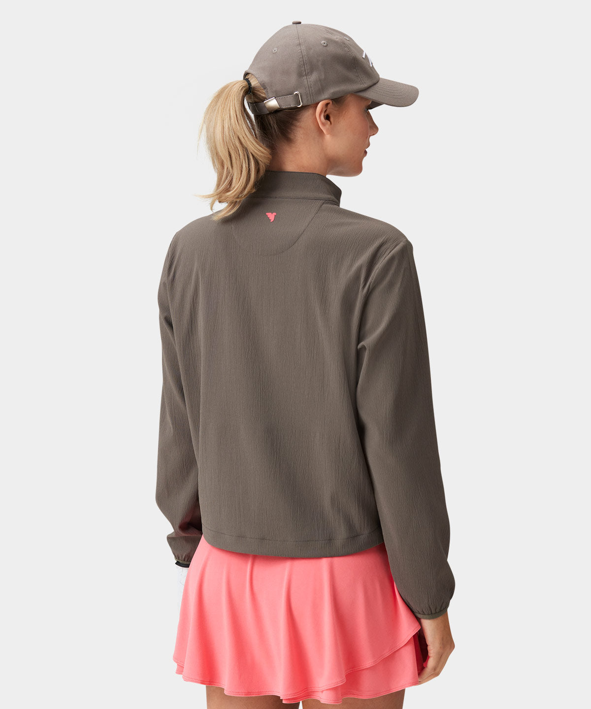 Brown Cropped Air Anorak