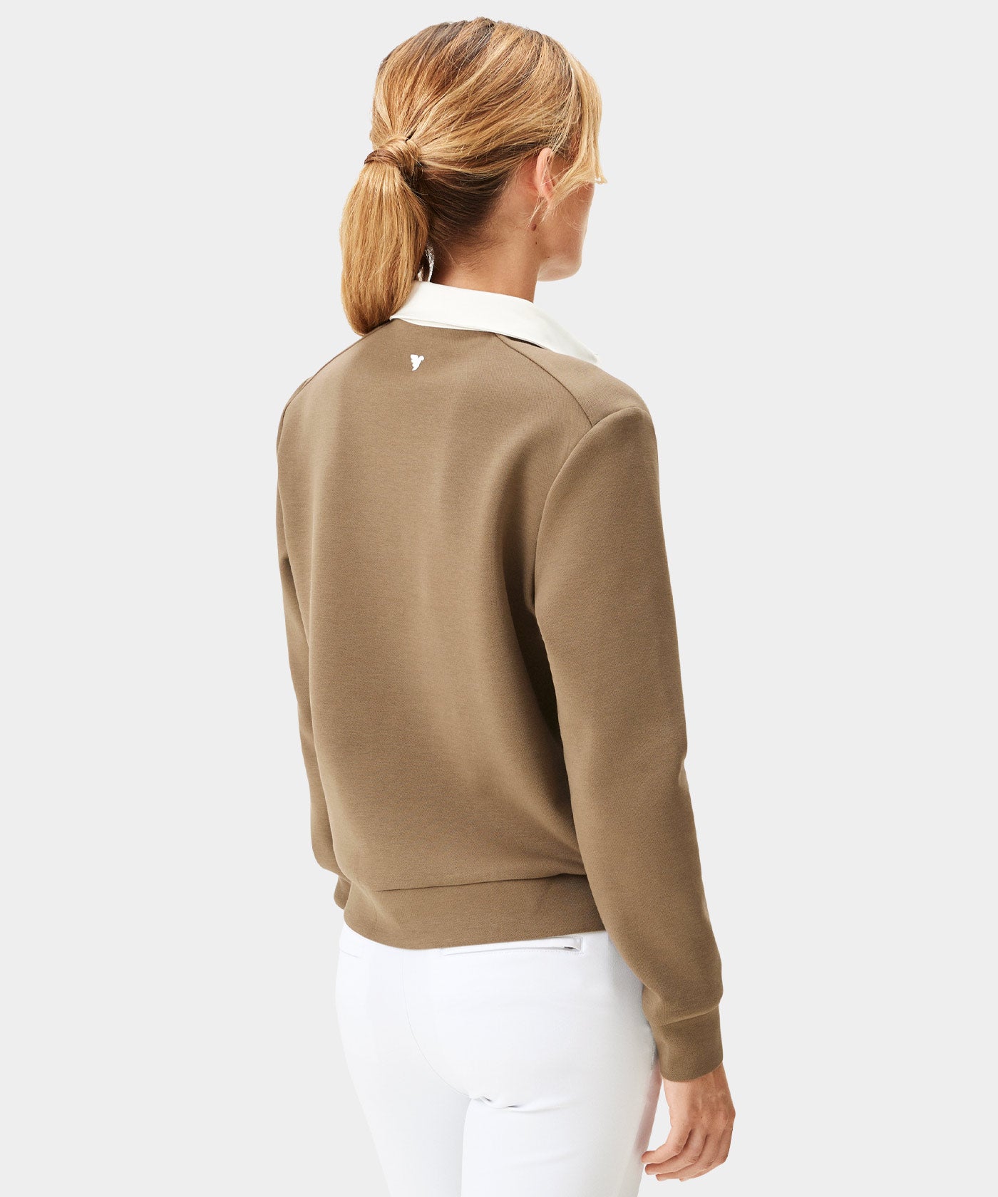 Rae Sepia Polo Sweatshirt
