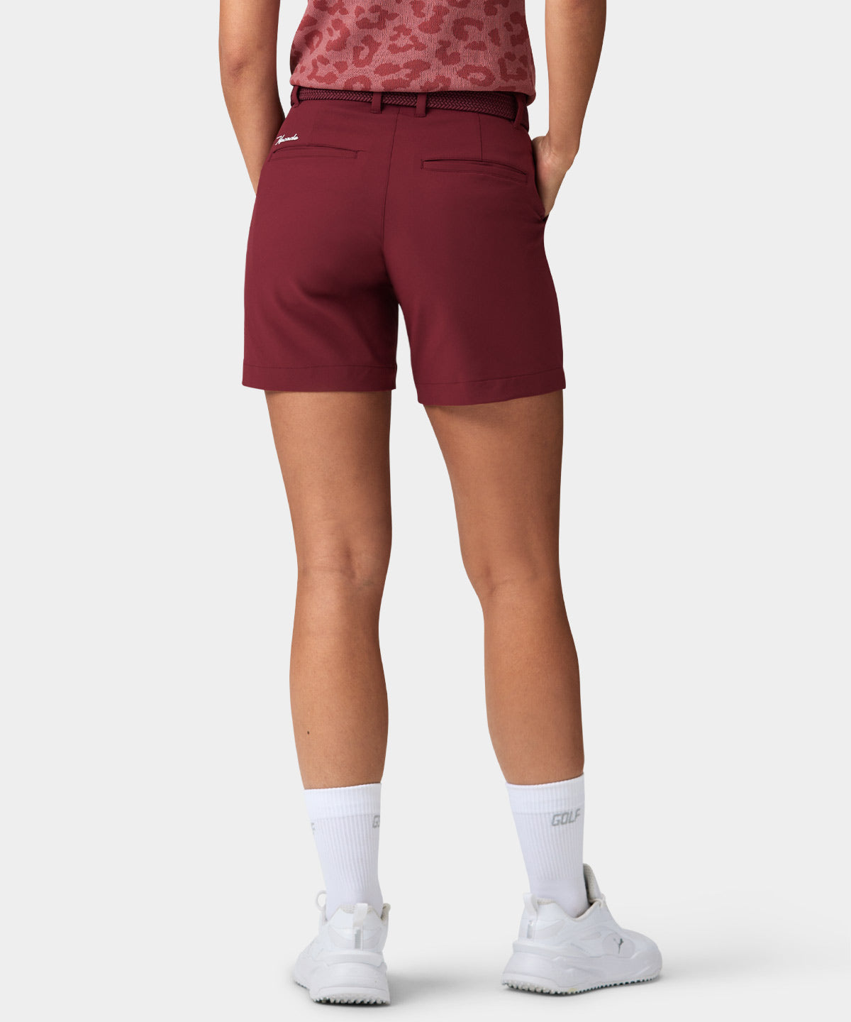 Wine Flex Shorts