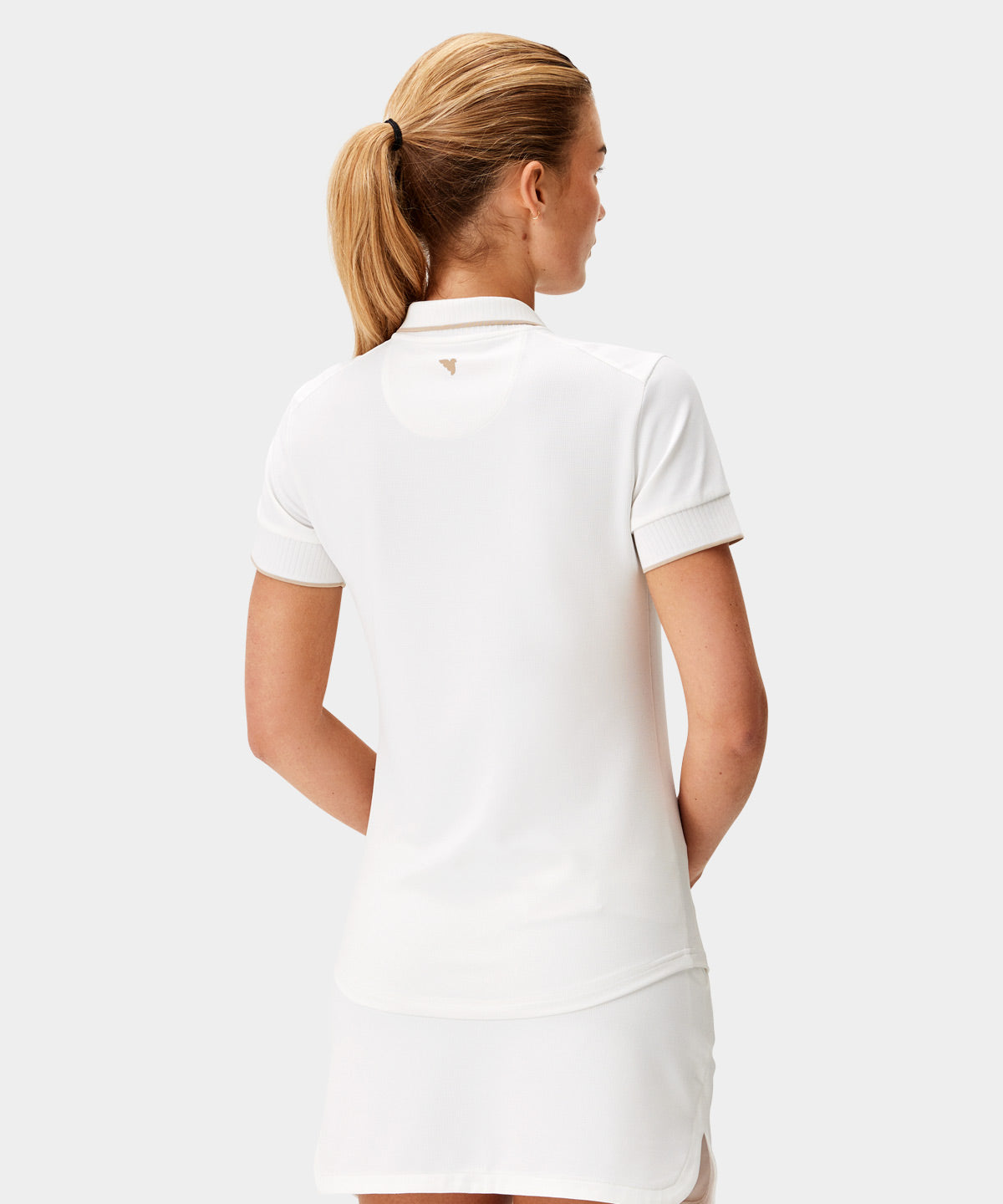 White Players GT Zip Polo Shirt