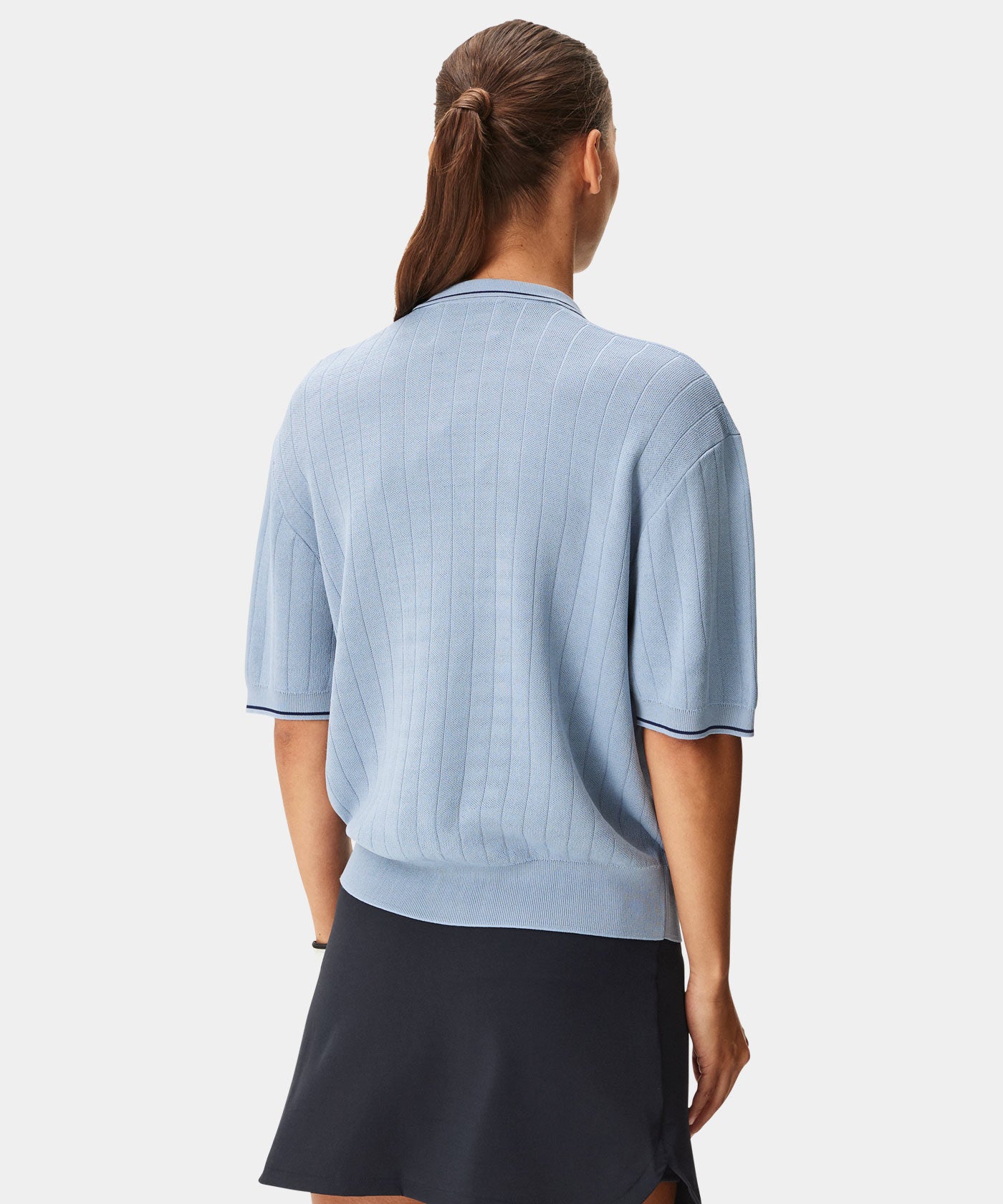 Light Blue Range Knit Shirt