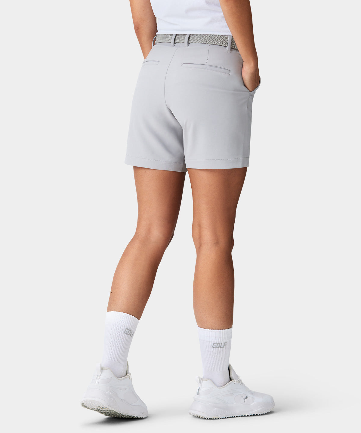 Light Gray Flex Shorts