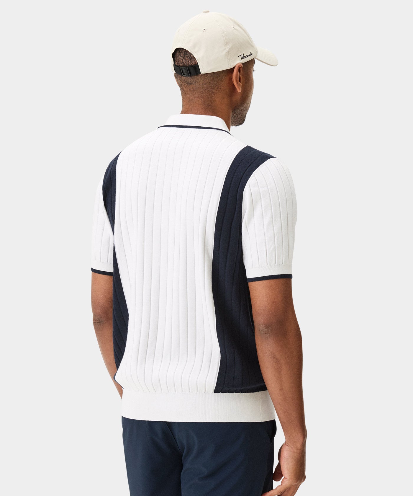 Peak White Course Knit Polo