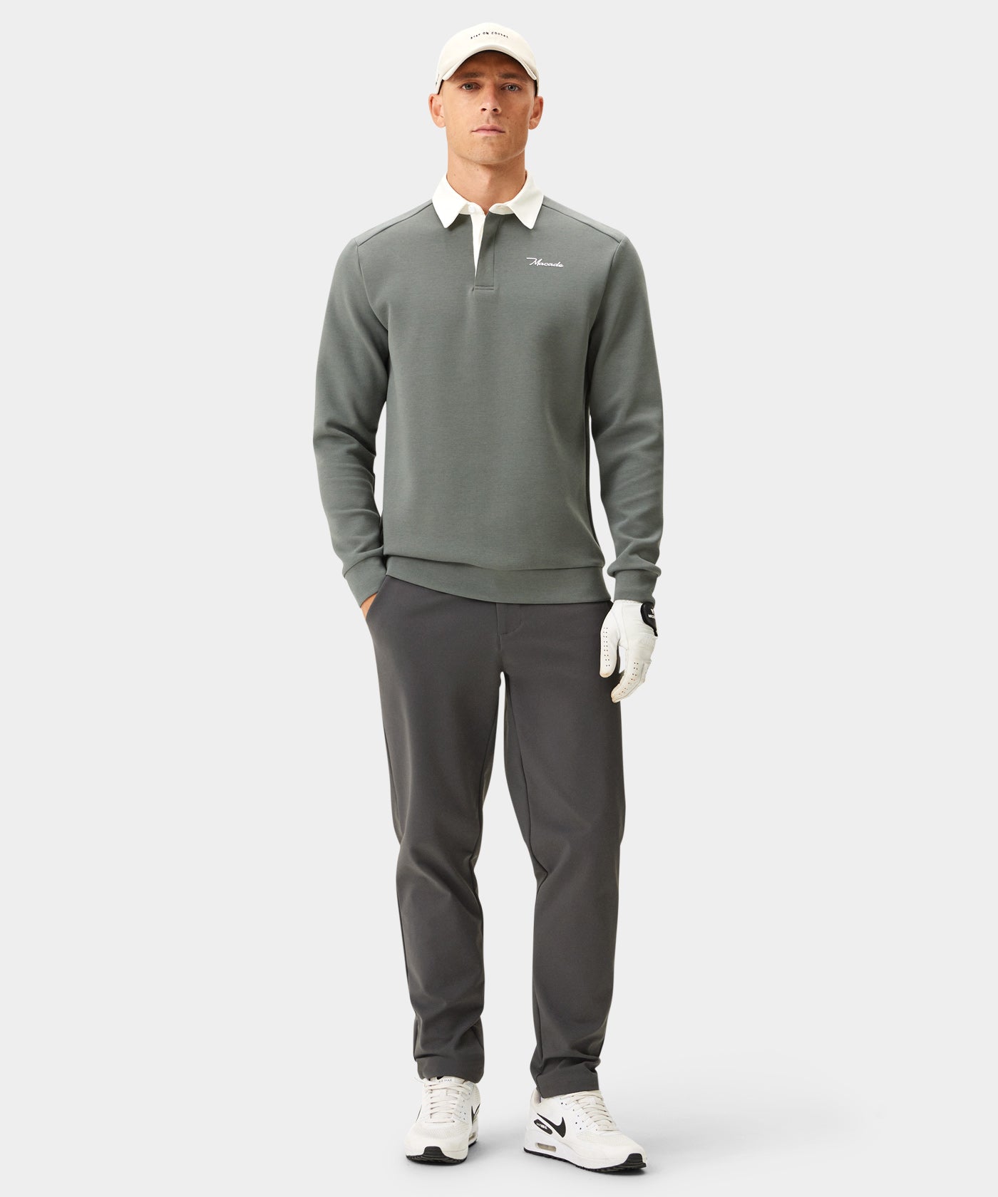 Links Dark Gray Tech Trouser