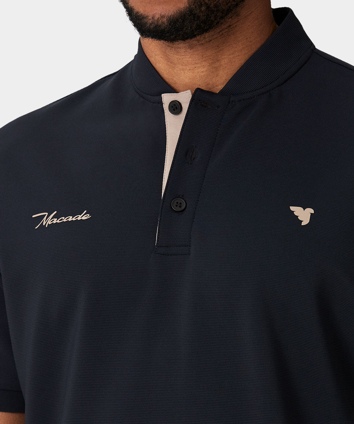 Heath Black Bomber Shirt