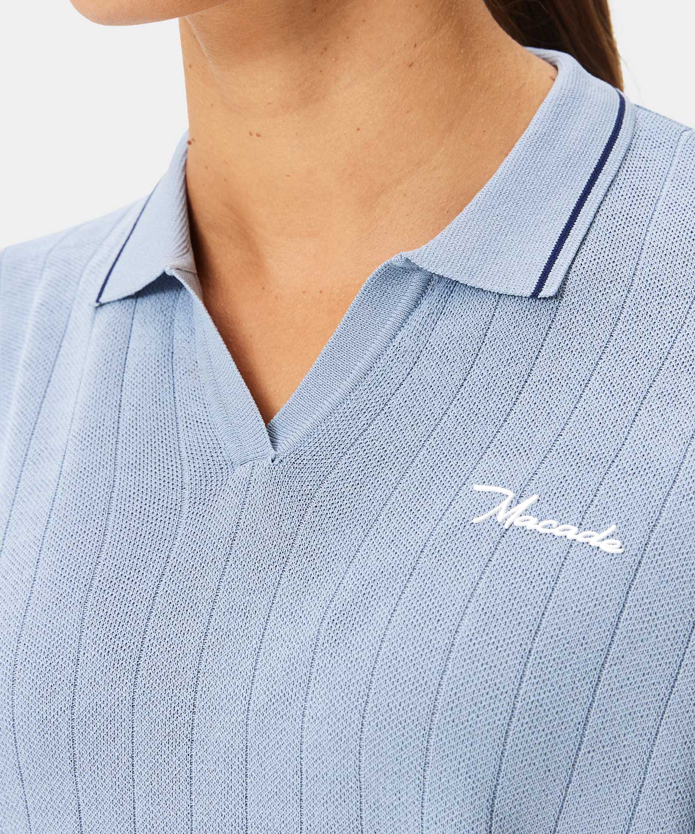 Light Blue Range Knit Shirt