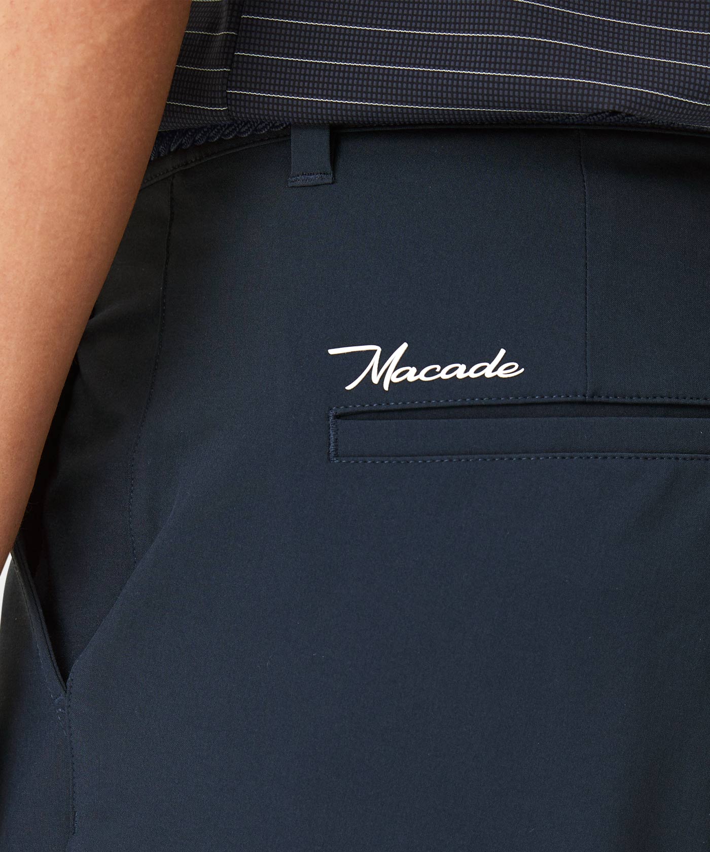 Navy Four-Way Stretch Shorts