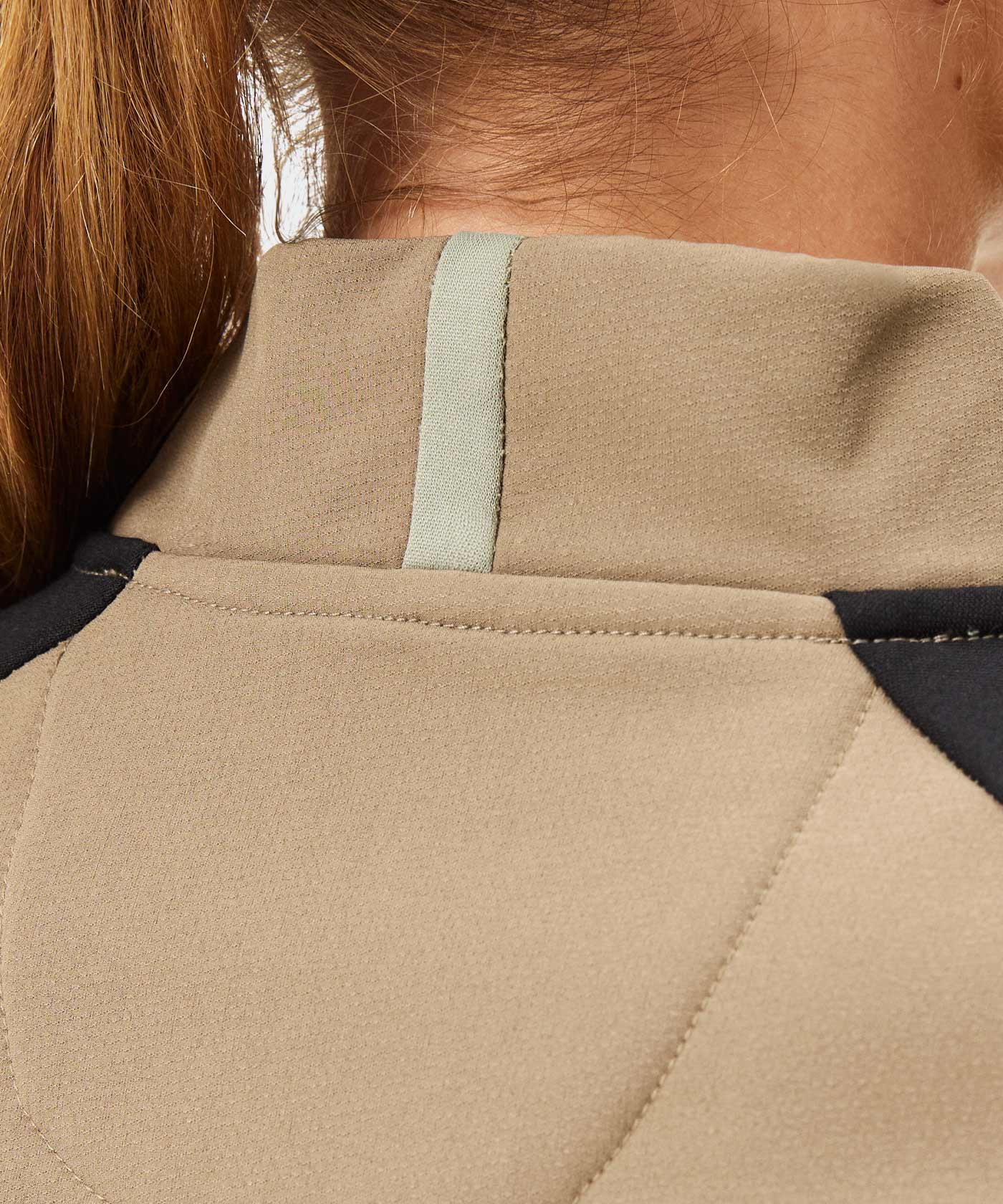 Tan Hybrid Shield TX Quarter Zip