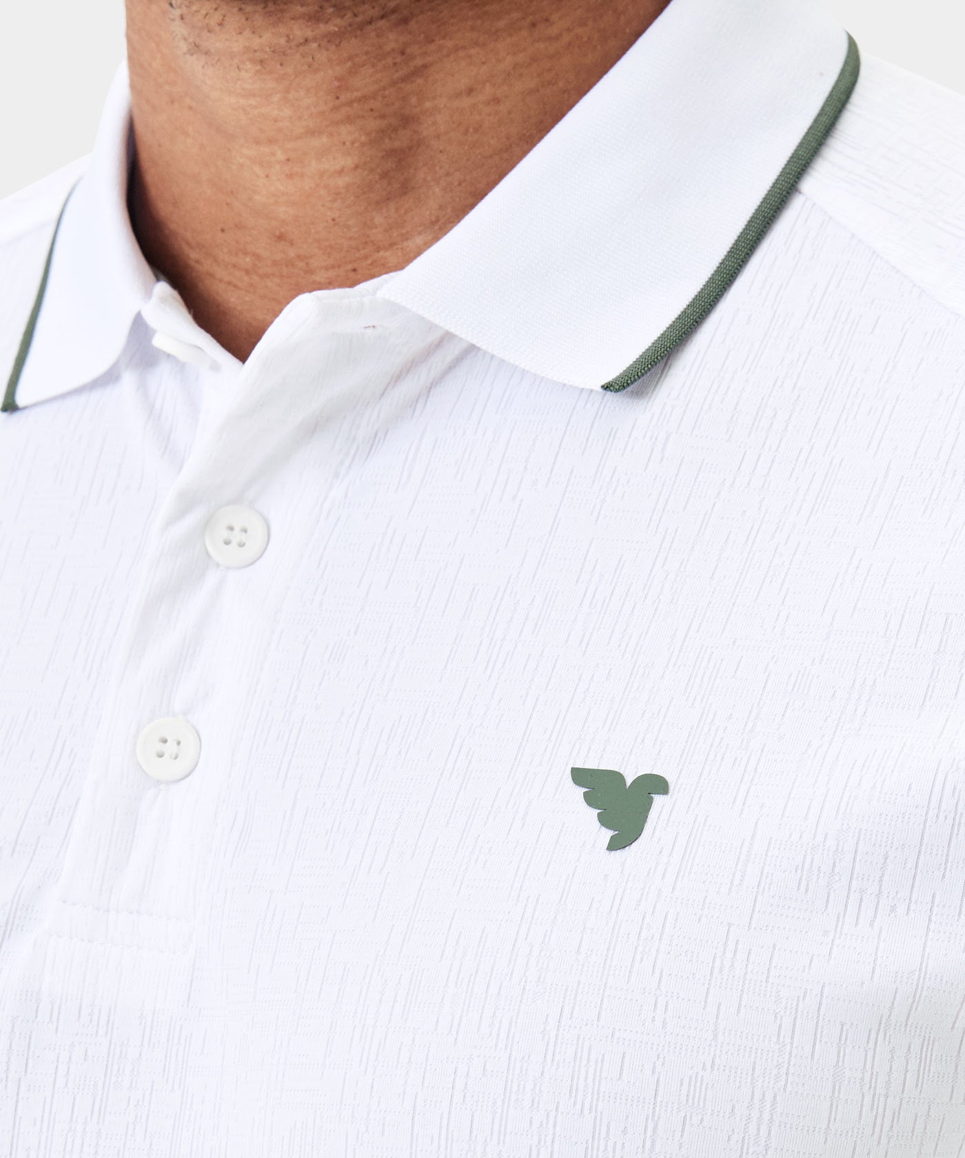 White Course Climate Polo Shirt
