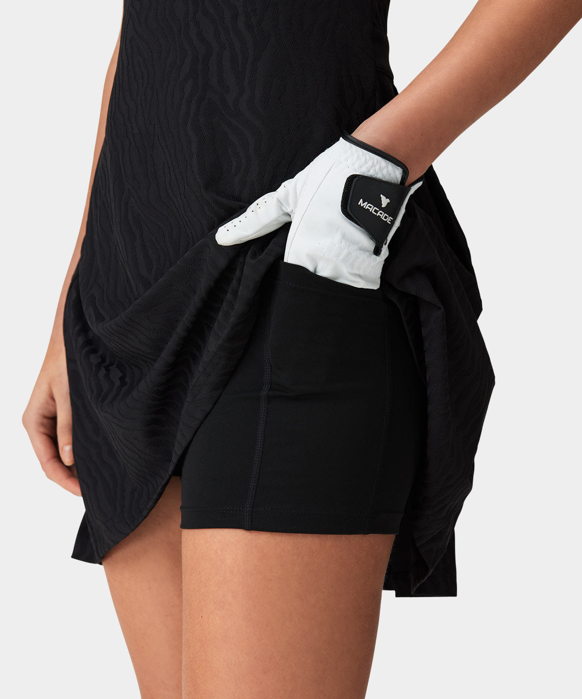 Nola Black Mock Neck Dress