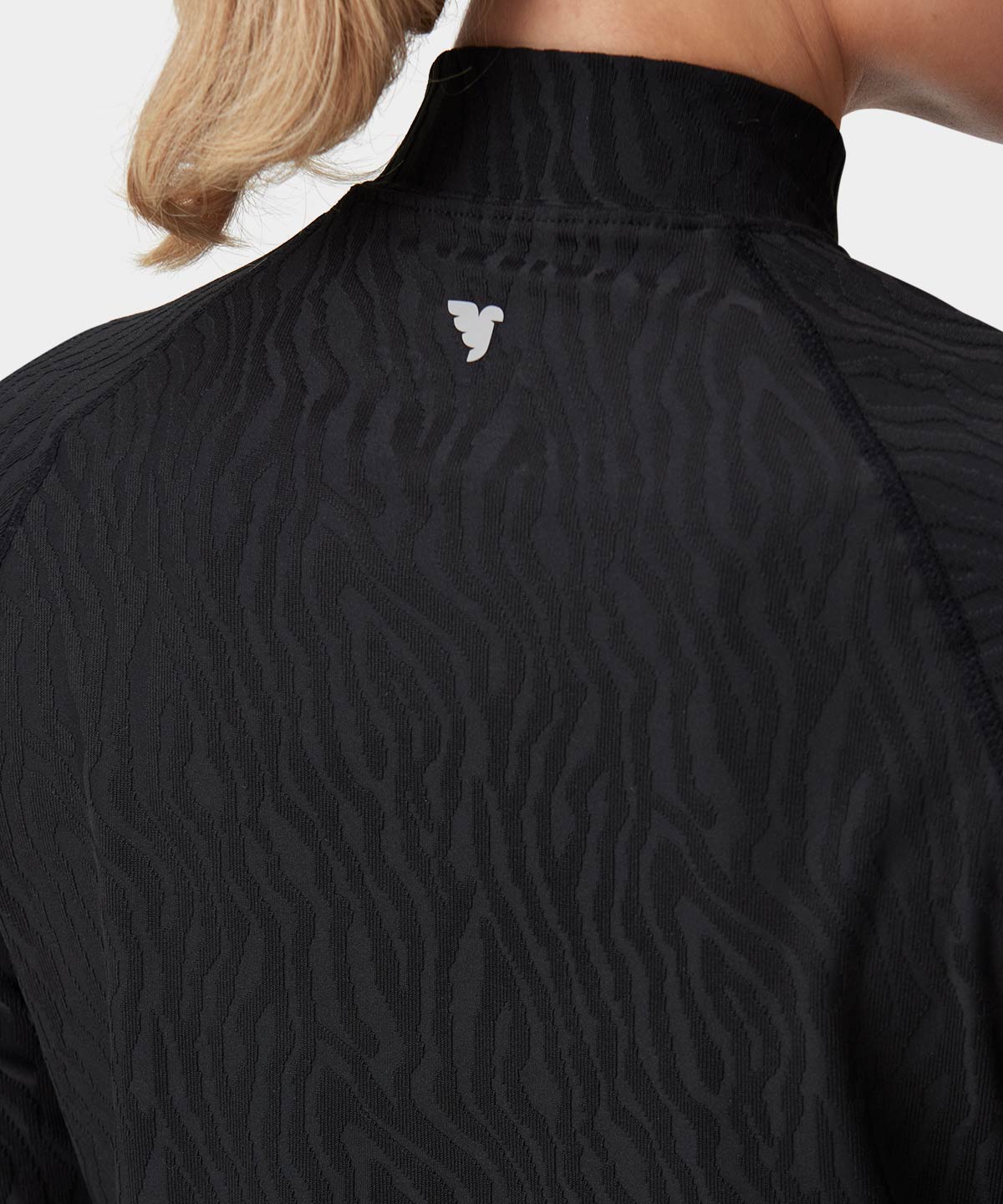 Zoe Black Mock Neck Shirt