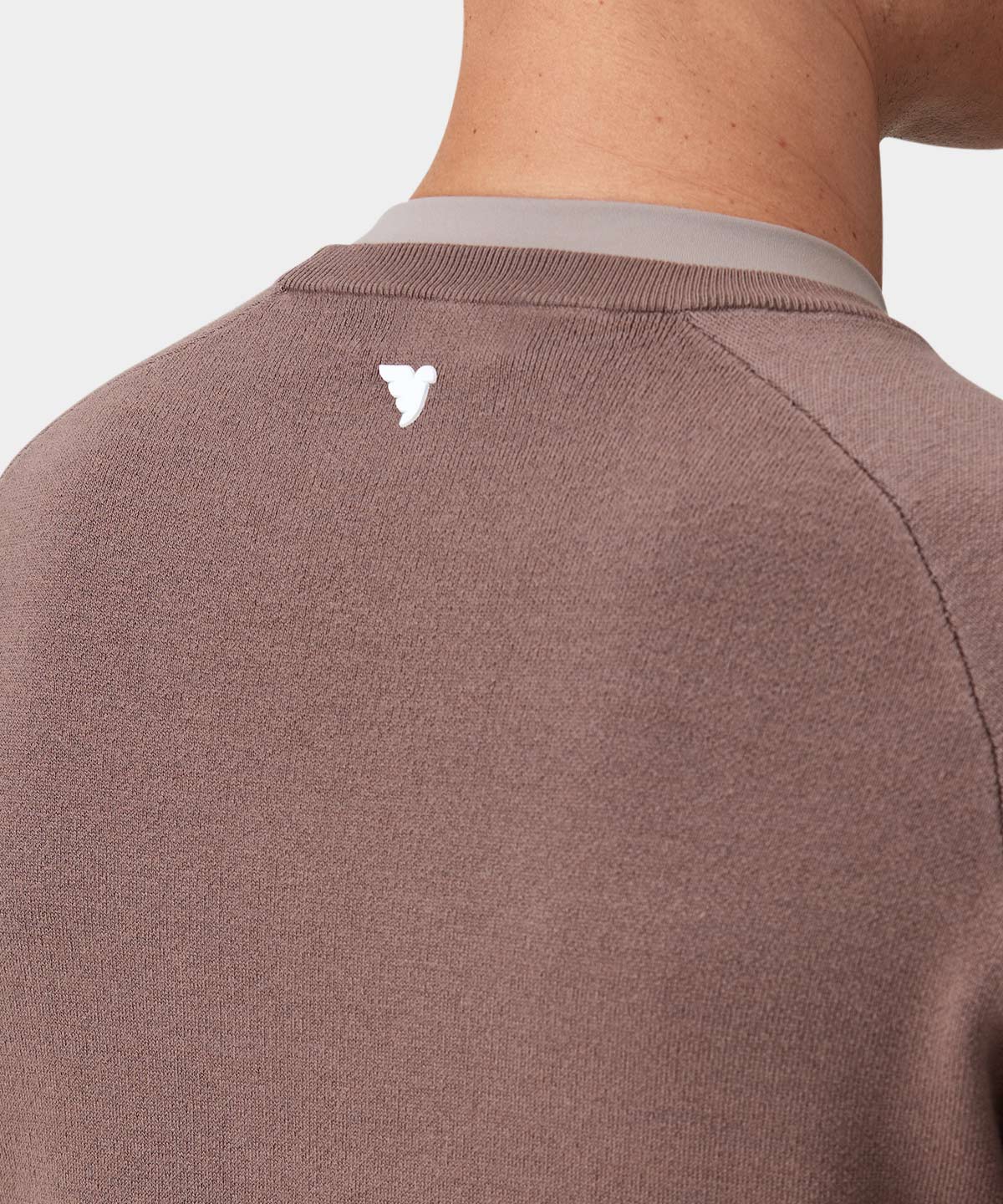 Ash Brown TX Knit Crewneck