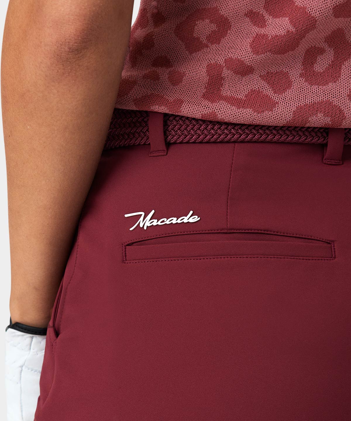Wine Flex Shorts