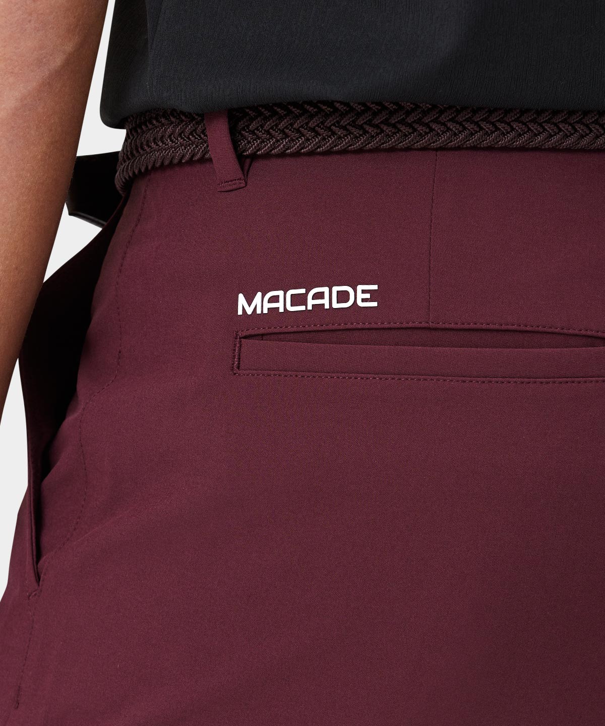 Wine Four-Way Stretch Shorts