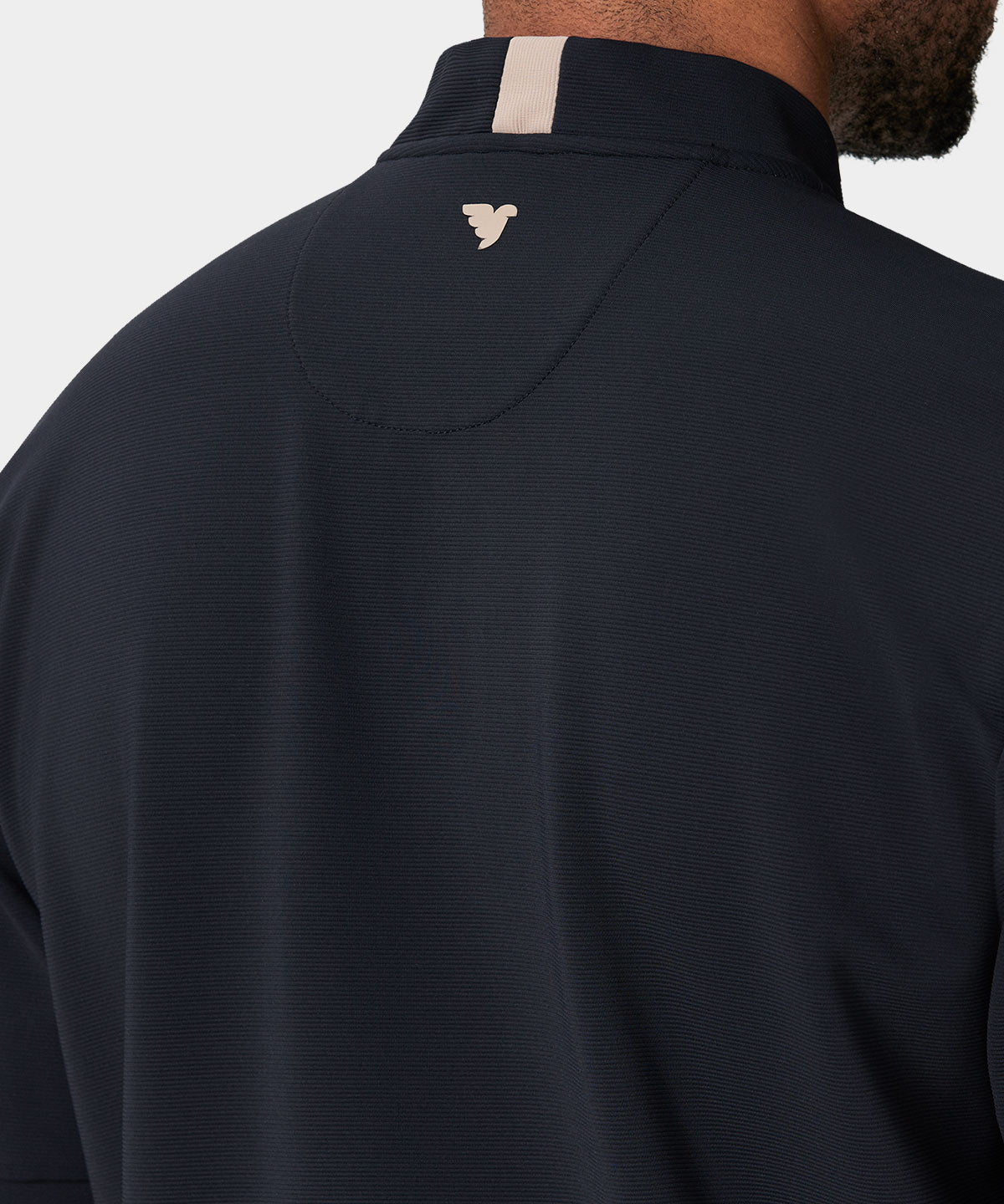 Heath Black Bomber Shirt
