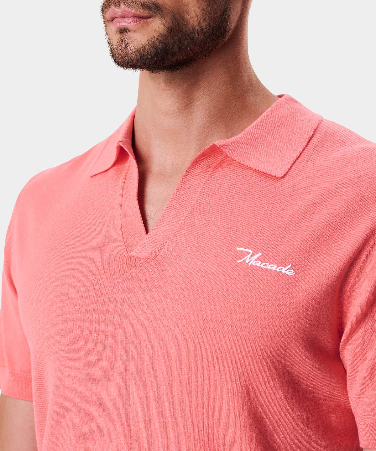 Mac Peach Knit Shirt