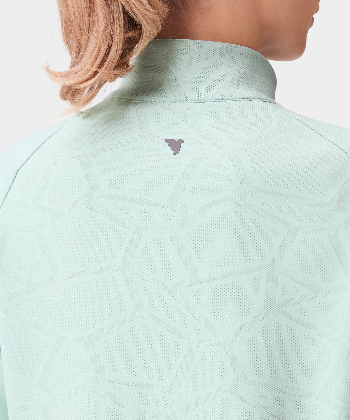 Mint Tech Zip Sweater