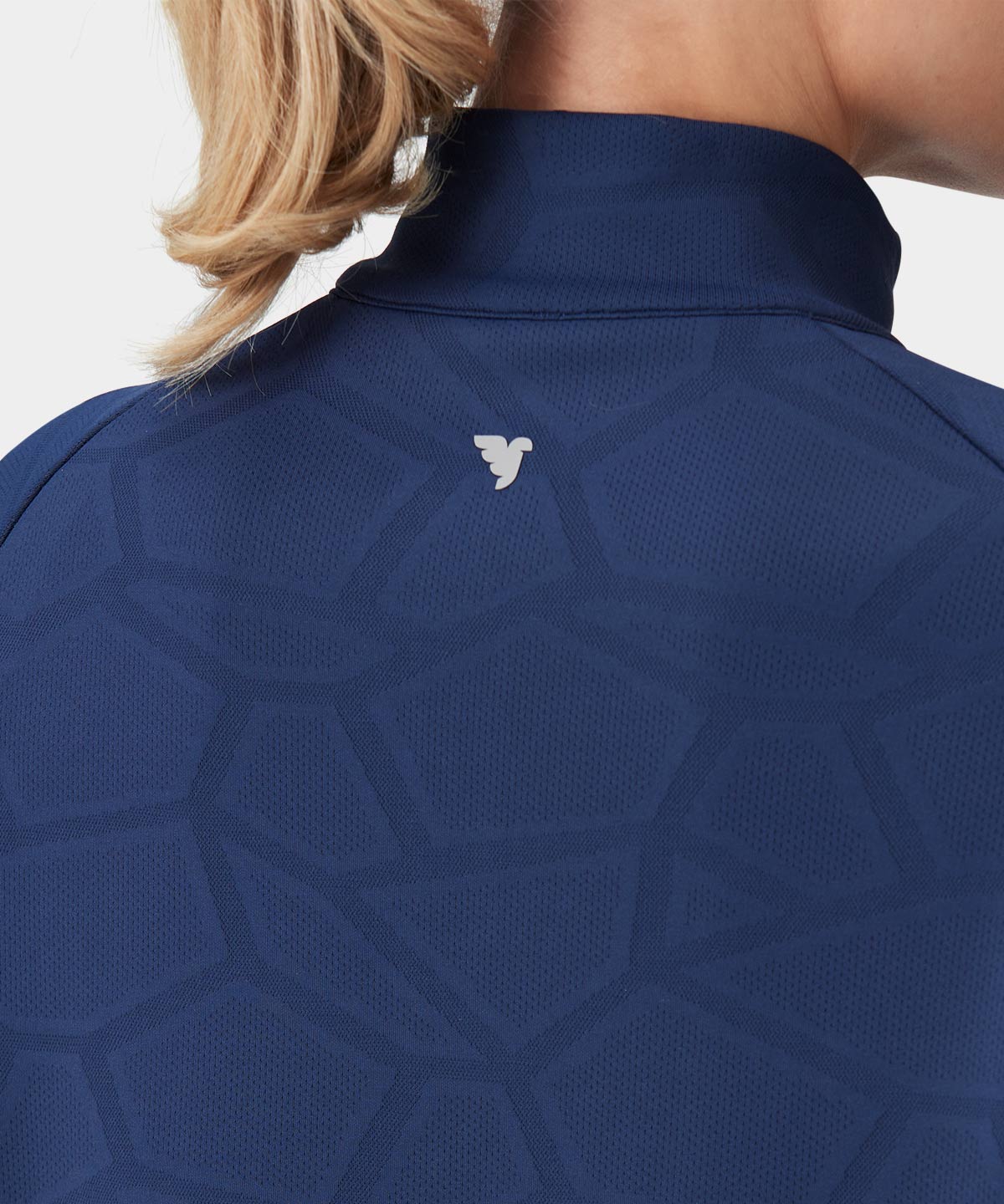 Dark Blue Tech Zip Sweater