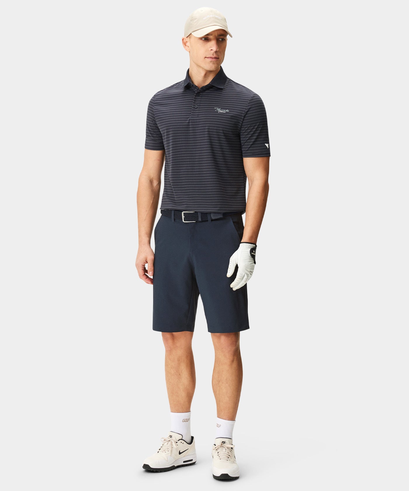 Navy Four-Way Stretch Shorts