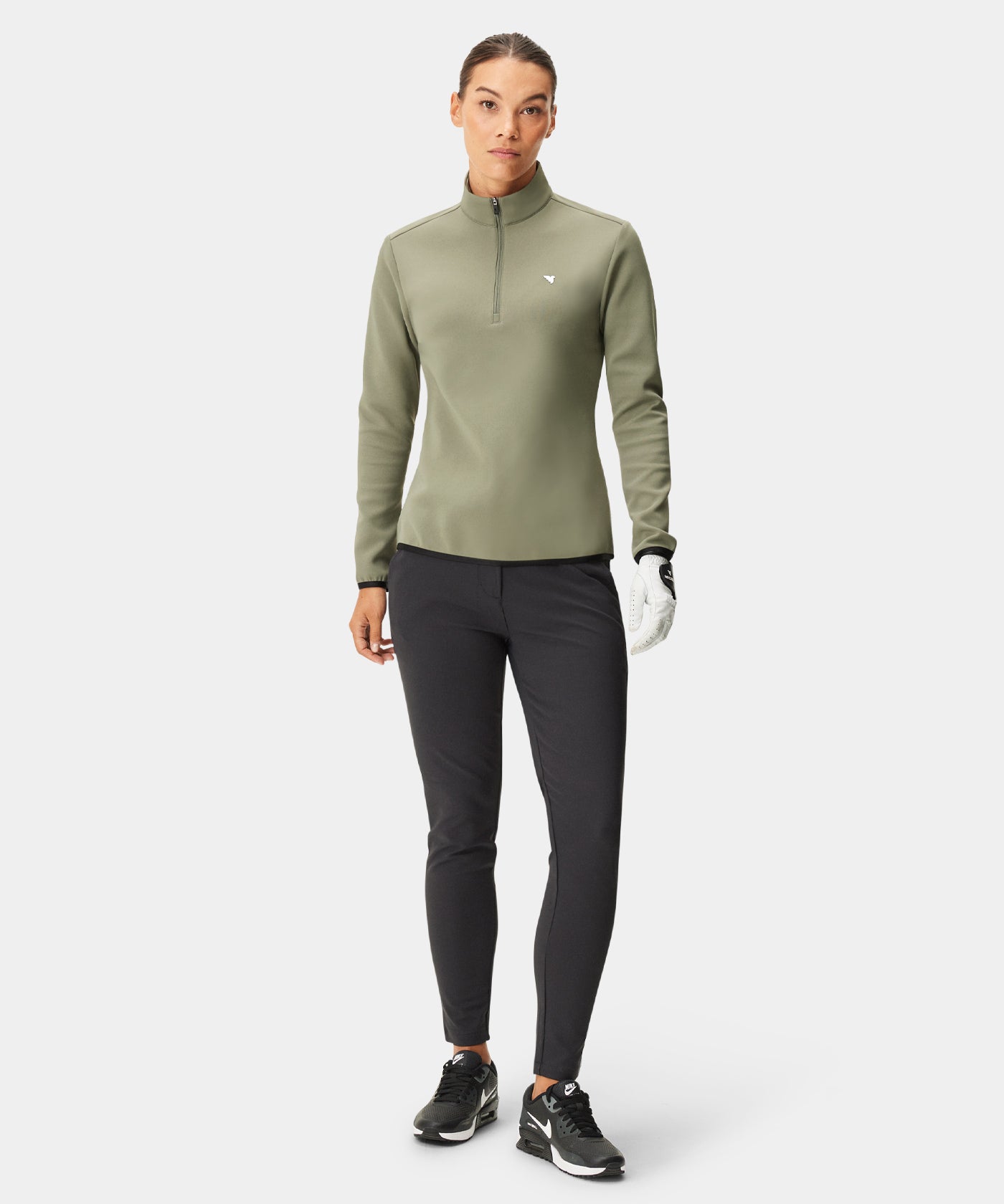 Olive Green Therma Quarter Zip