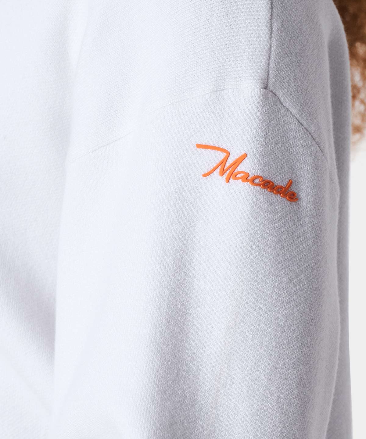 White Oversized Golf Pullover