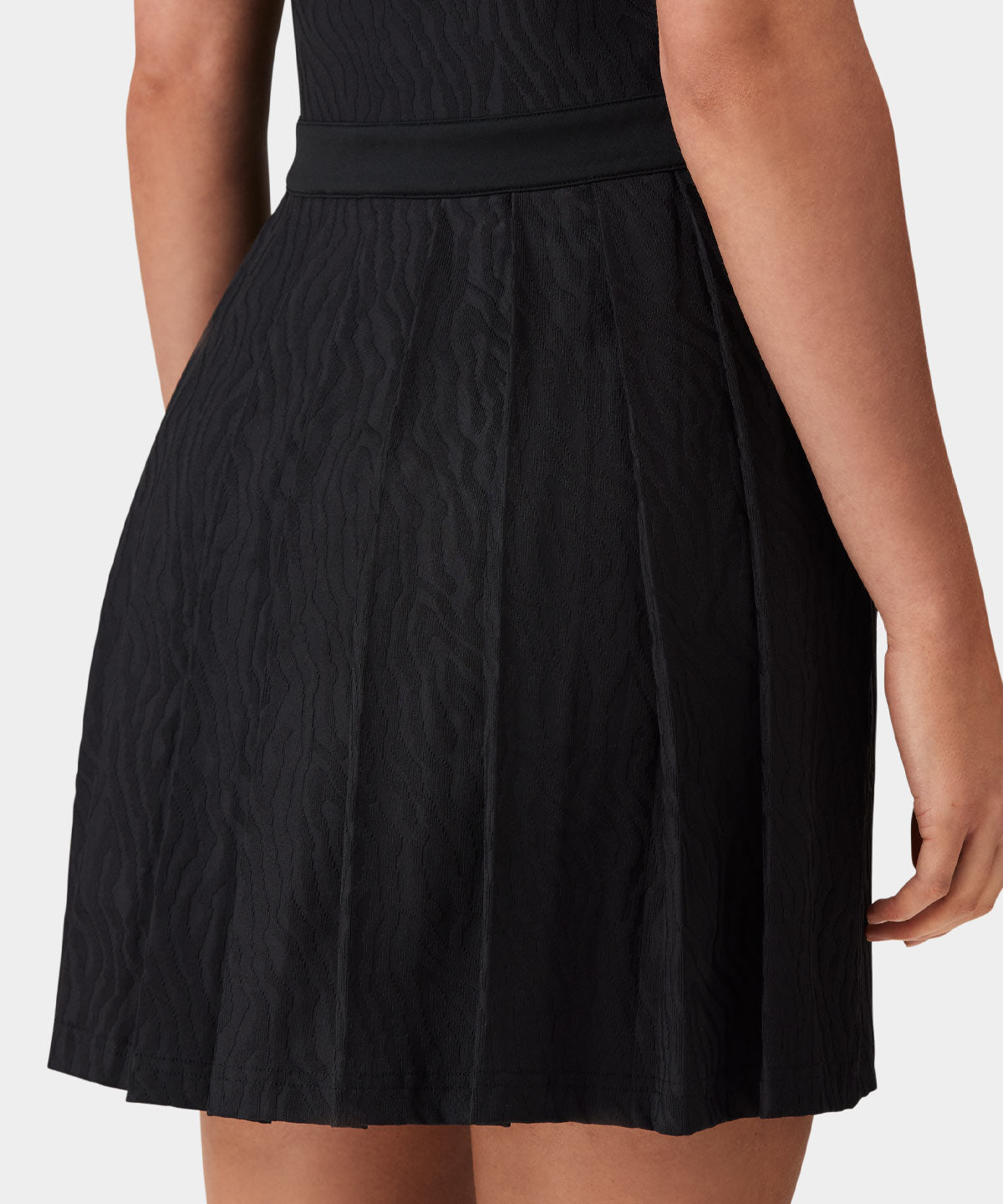 Nola Black Mock Neck Dress
