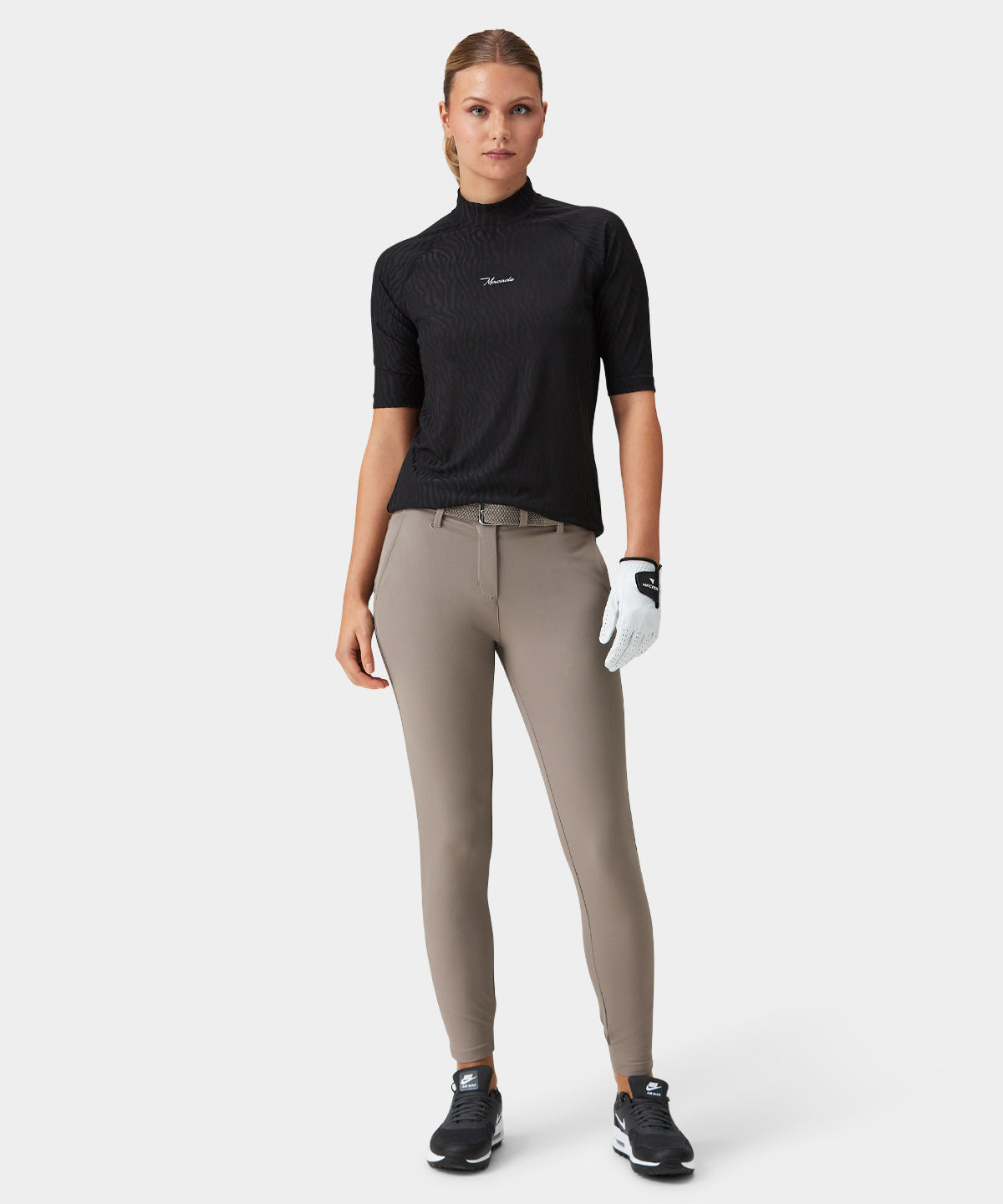 Zoe Black Mock Neck Shirt