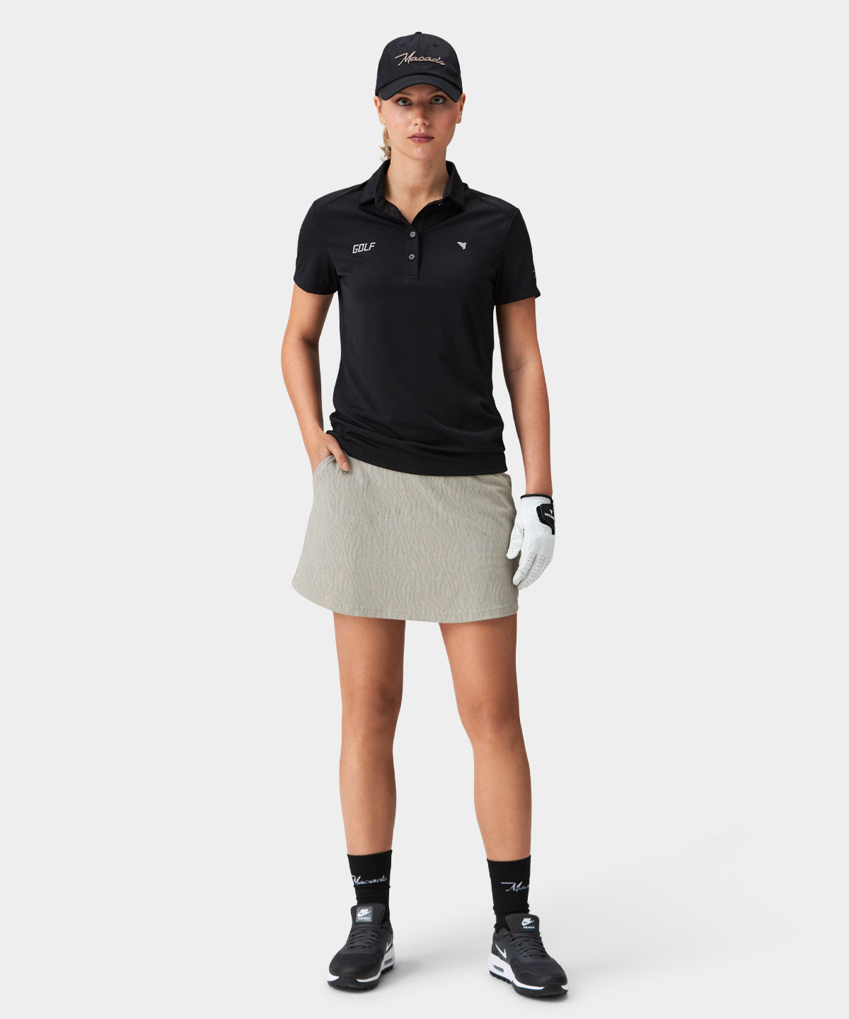 Gaia Black Performance Shirt