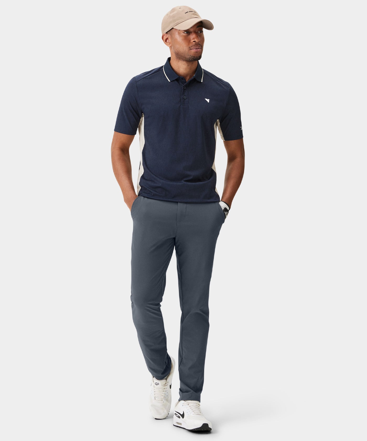 Navy Course Climate Polo Shirt