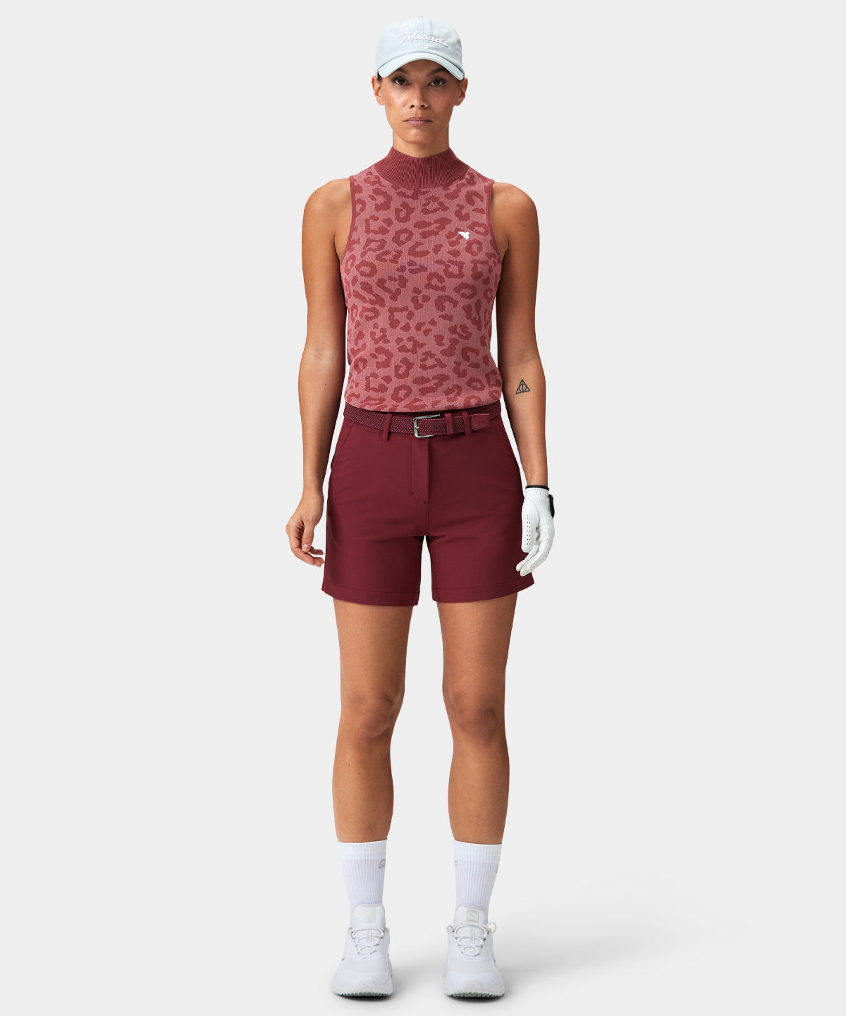 Wine Flex Shorts