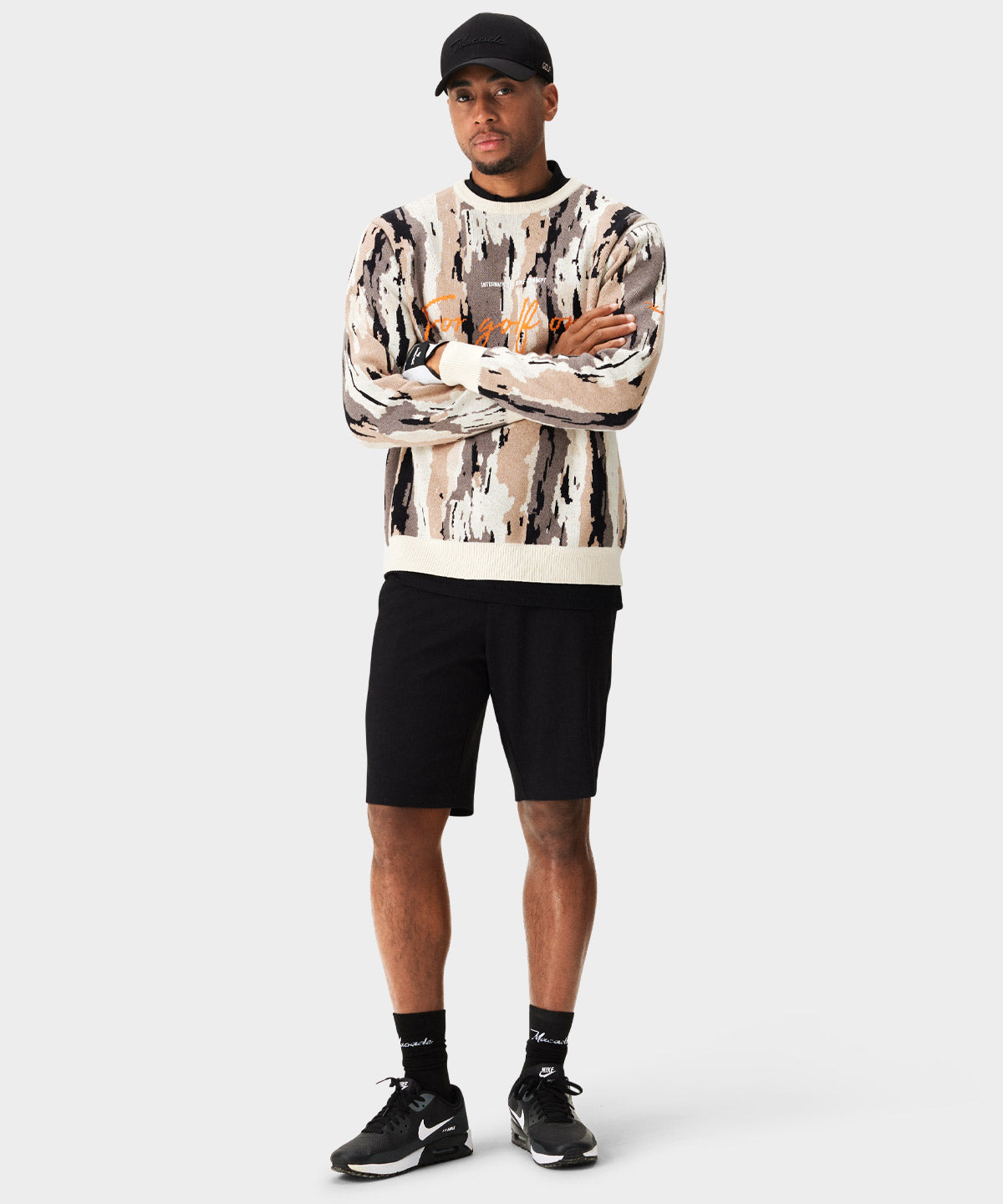 Script Knit Crewneck - Duce
