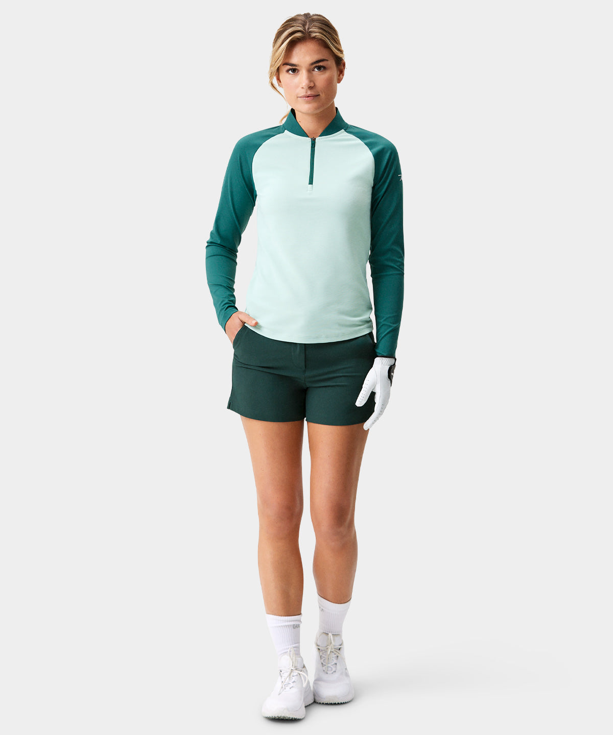 Tech Bomber Zip - Mint